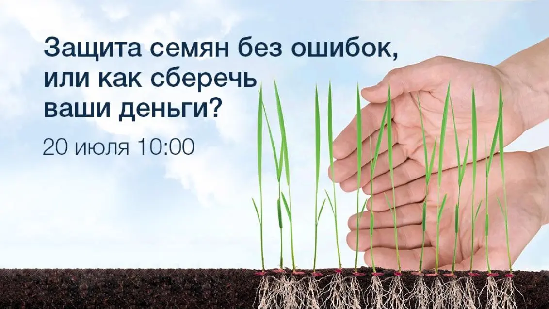 Вебинар «Защита семян без ошибок, или как сберечь ваши деньги?»