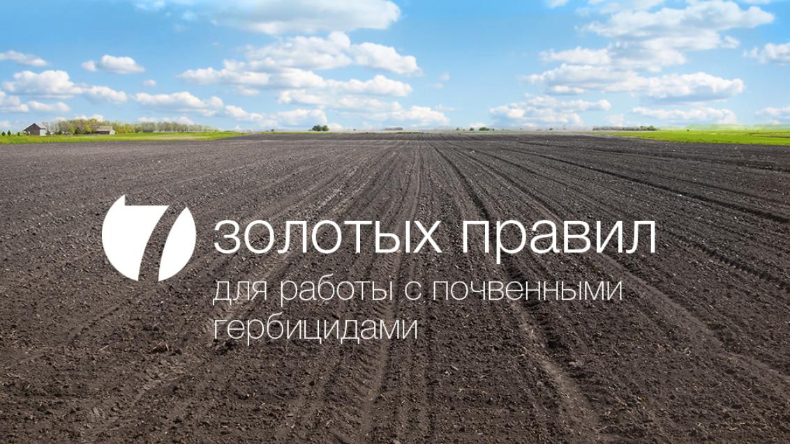 7 золотых правил для работы с почвенными гербицидами