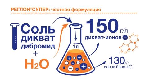 РЕГЛОН СУПЕР: мощная, быстрая и проверенная временем десикация от «Сингенты» состав РЕГЛОН СУПЕР