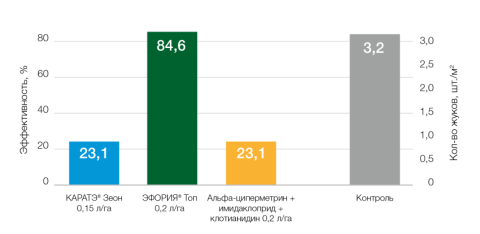 Эффективность инсектицидов против свекловичного долгоносика-стеблееда Lixus subtilis. 10 ДПО, 2022 г. Эффективность инсектицидов против свекловичного долгоносика-стеблееда Lixus subtilis. 10 ДПО, 2022 г.