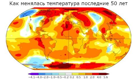 Как менялась температура последние 50 лет Как менялась температура последние 50 лет