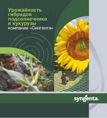 Урожайность гибридов подсолнечника и кукурузы